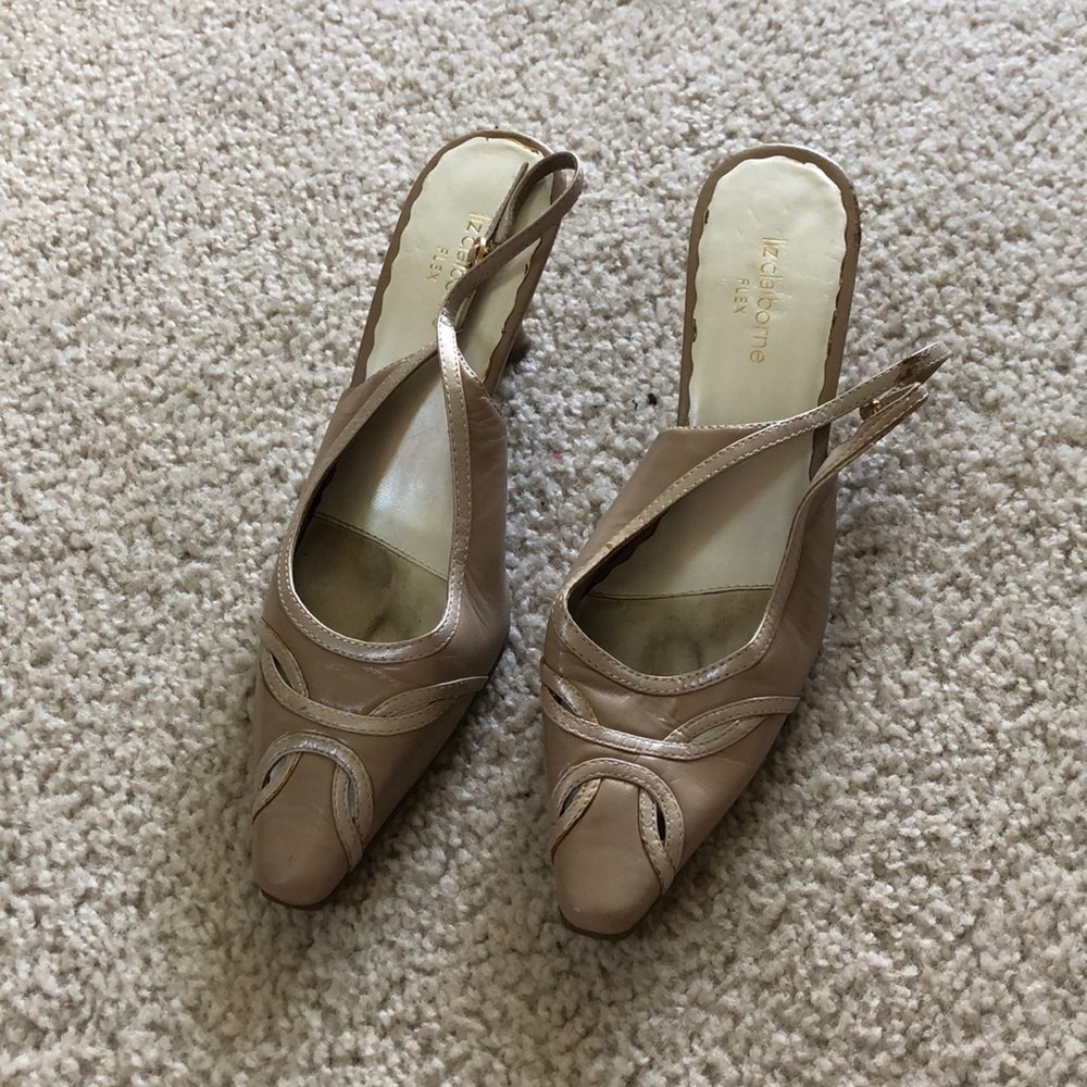Women’s sling back heel - tan 7M